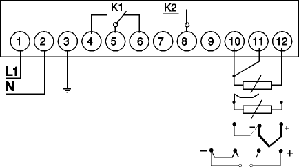 To return on a previous page click on image